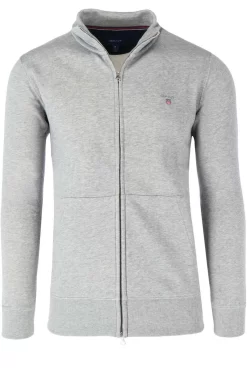 GANT Regular Fit CardiganZip Grau