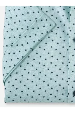 OLYMP Level Five Body Fit Hemd Grün/marine, Gemustert 7 OLYMP Level Five Body Fit Hemd Grün/marine, Gemustert -Ho ho ho, Mode in Grün. 2102 72 45 3 800