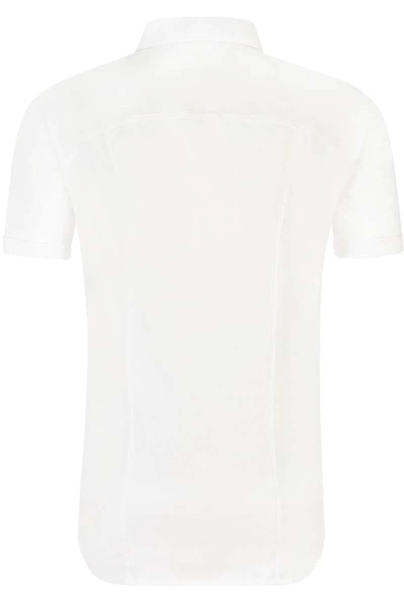 Desoto Slim Fit Jerseyhemd Weiss, Einfarbig 3 Desoto Slim Fit Jerseyhemd Weiss, Einfarbig – Bild 3