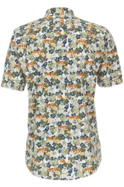 Redmond Regular Fit Hemd Grün, Gemustert -Ho ho ho, Mode in Grün. 211245999 60 8 800