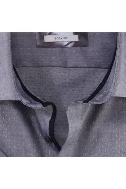 OLYMP Level Five Body Fit Hemd Schwarz, Faux-uni 7 OLYMP Level Five Body Fit Hemd Schwarz, Faux-uni -Ho ho ho, Mode in Grün. 2120 32 68 3 800qqzISYiWhJv2W