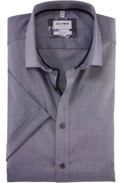 OLYMP Level Five Body Fit Hemd Schwarz, Faux-uni