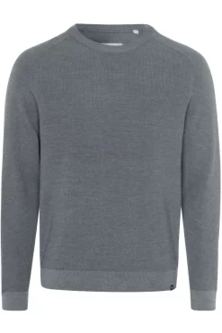 Brax Herren Rollkragenpullover Dunkelgrau