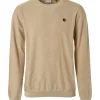 No-Excess No Excess Regular Fit Herren Pullover Rundhals Beige