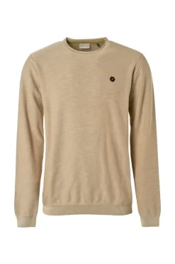 No-Excess No Excess Regular Fit Herren Pullover Rundhals Beige
