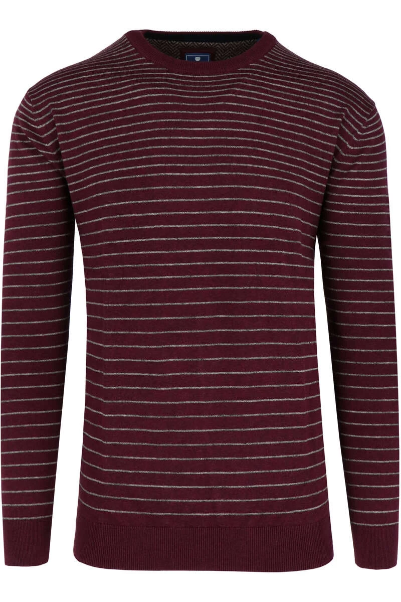 Redmond Regular Fit Herren Pullover Rundhals Rot 1 Redmond Regular Fit Herren Pullover Rundhals Rot