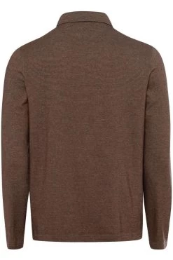 Brax   Modern Fit Longsleeve Poloshirt Braun, Einfarbig -Ho ho ho, Mode in Grün. 214757 70431100 54 9 800