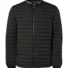 No-Excess No Excess Regular Fit Herren Steppjacke Zip Schwarz