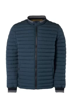 No-Excess No Excess Regular Fit Herren Steppjacke Zip Navy