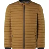No-Excess No Excess Regular Fit Herren Steppjacke Zip Gelb