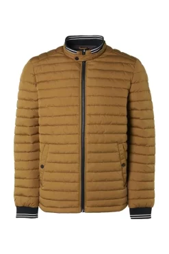 No-Excess No Excess Regular Fit Herren Steppjacke Zip Gelb