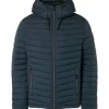 No-Excess No Excess Regular Fit Herren Steppjacke Kapuze Navy