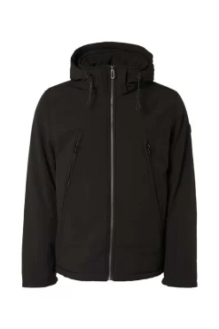 No-Excess No Excess Regular Fit Outdoor Jacke Kapuze Schwarz