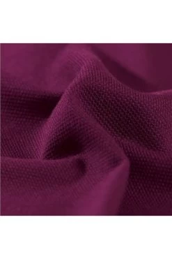 TRIGEMA   Comfort Fit Longsleeve Poloshirt Sangria, Einfarbig -Ho ho ho, Mode in Grün. 21652 089 4 800