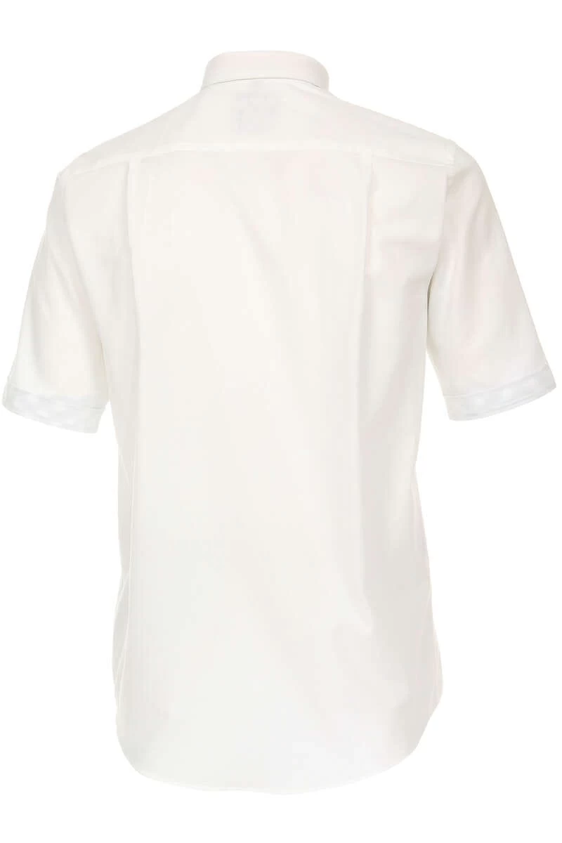 Redmond Casual Regular Fit Hemd Weiss, Einfarbig 4 Redmond Casual Regular Fit Hemd Weiss, Einfarbig – Bild 4