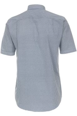 Redmond Casual Modern Fit Hemd Blau/grün, Gemustert -Ho ho ho, Mode in Grün. 221055990 10 7 800