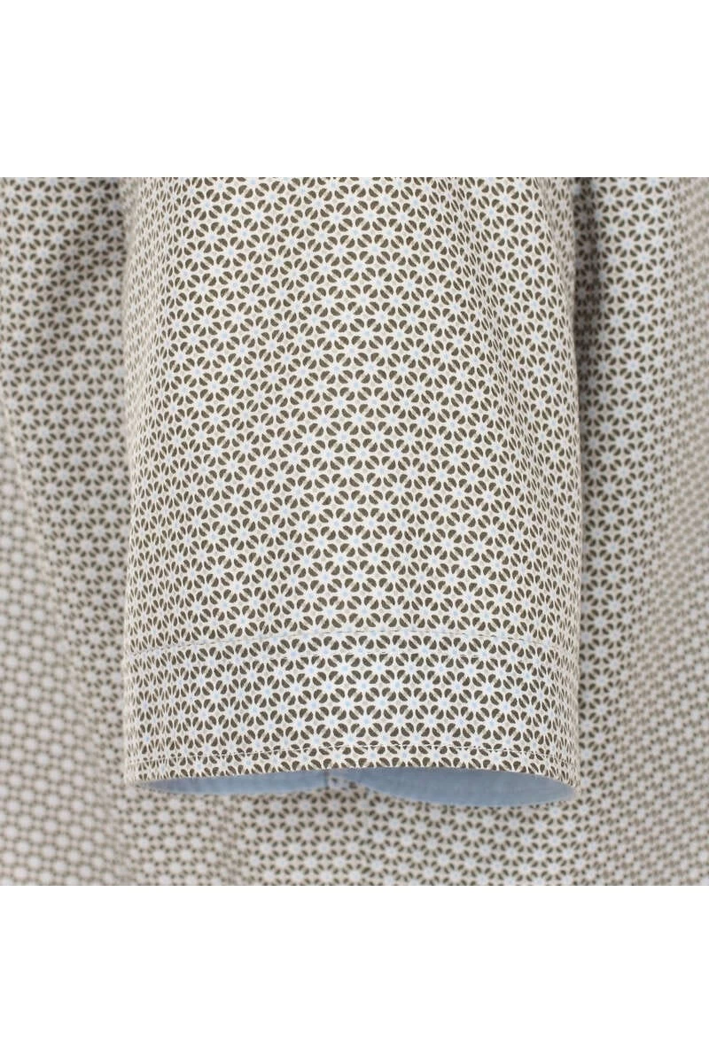 Redmond Casual Modern Fit Hemd Braun/blau, Gemustert 3 Redmond Casual Modern Fit Hemd Braun/blau, Gemustert – Bild 3