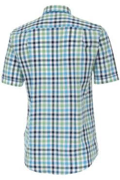 Redmond Casual Regular Fit Hemd Blau/grün/weiss, Kariert -Ho ho ho, Mode in Grün. 221060999 10 7 800