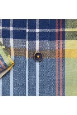 Redmond Regular Fit Hemd Beige, Kariert -Ho ho ho, Mode in Grün. 221225999 25 3 800