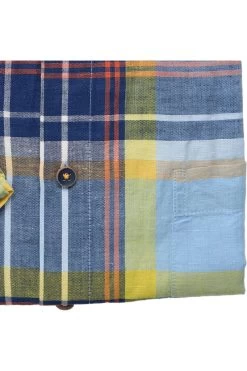 Redmond Regular Fit Hemd Beige, Kariert -Ho ho ho, Mode in Grün. 221225999 25 4 800