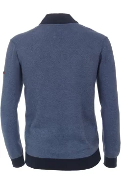 Redmond Casual Regular Fit Herren Strickjacke Zip Blau -Ho ho ho, Mode in Grün. 222820680 10 9 800