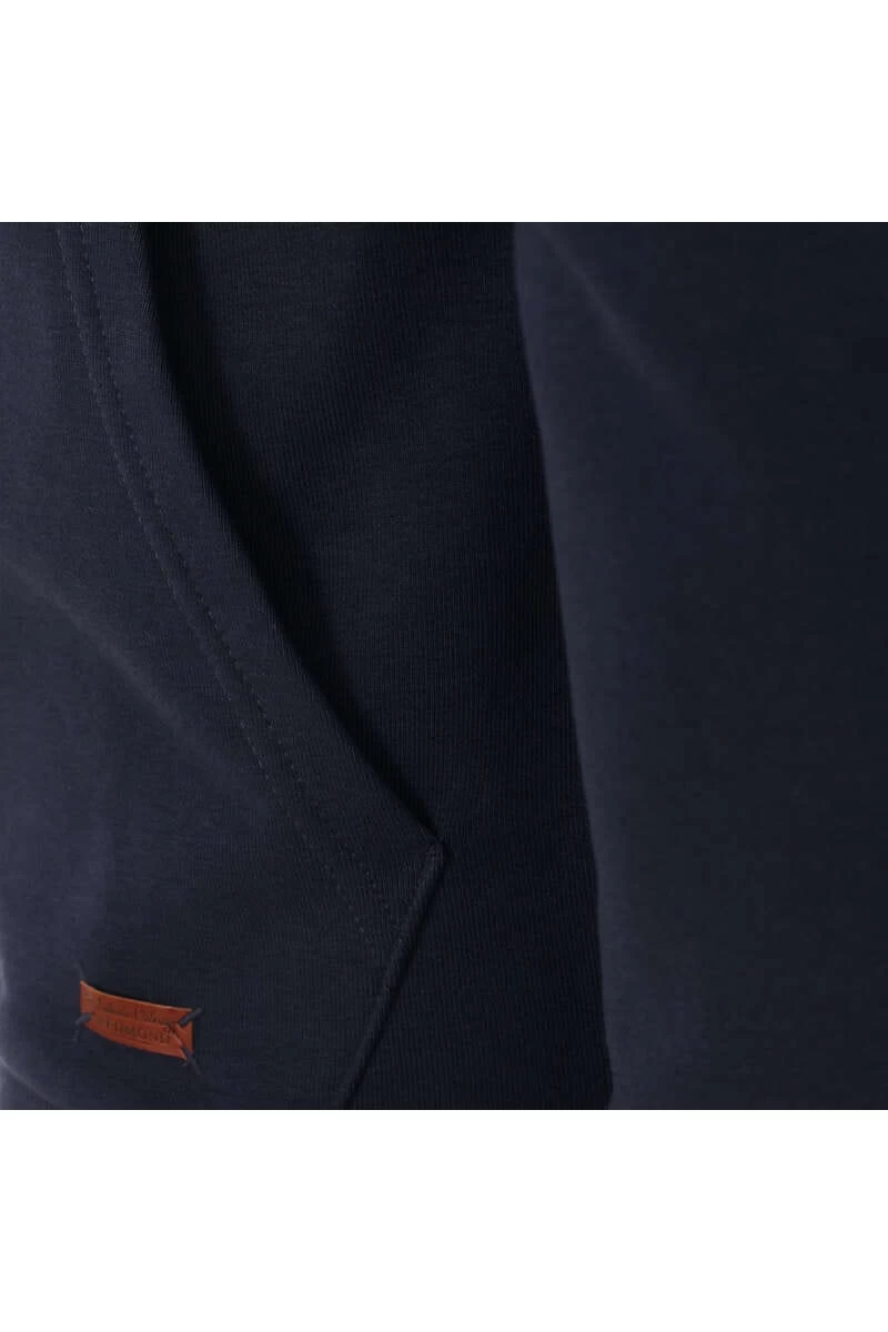 Redmond Casual Regular Fit Sweatjacke Mit Kapuze Zip Blau 3 Redmond Casual Regular Fit Sweatjacke Mit Kapuze Zip Blau – Bild 3