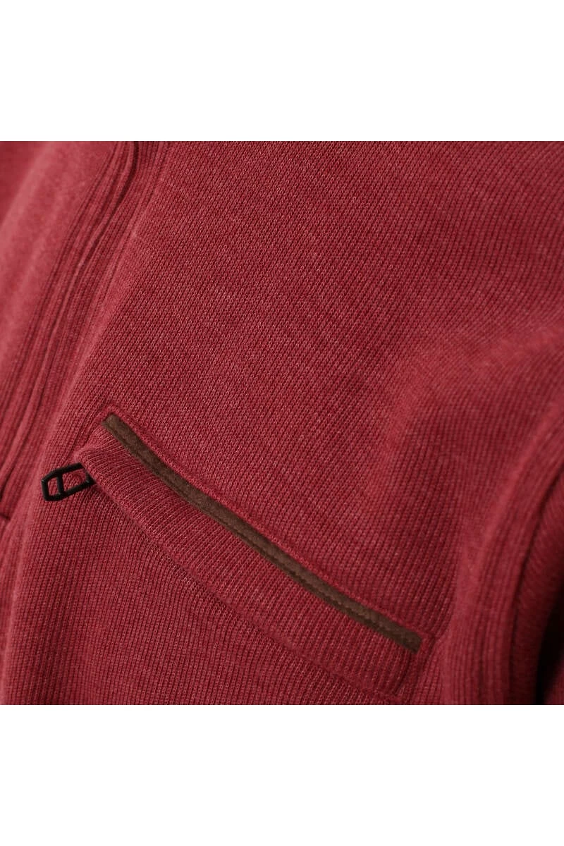 Redmond Casual Regular Fit TroyerStehkragen Rot 3 Redmond Casual Regular Fit TroyerStehkragen Rot – Bild 3