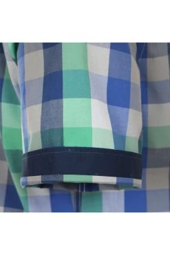 Redmond Casual Regular Fit Hemd Grün/blau, Kariert -Ho ho ho, Mode in Grün. 231120999 60 2 800