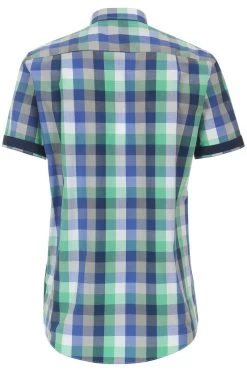 Redmond Casual Regular Fit Hemd Grün/blau, Kariert -Ho ho ho, Mode in Grün. 231120999 60 8 800