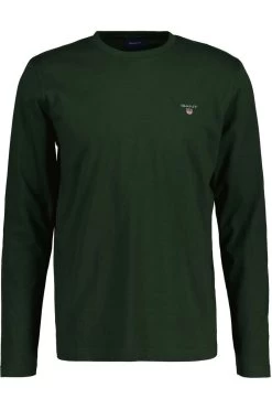 GANT Longsleeve Rundhals Dunkelgrün