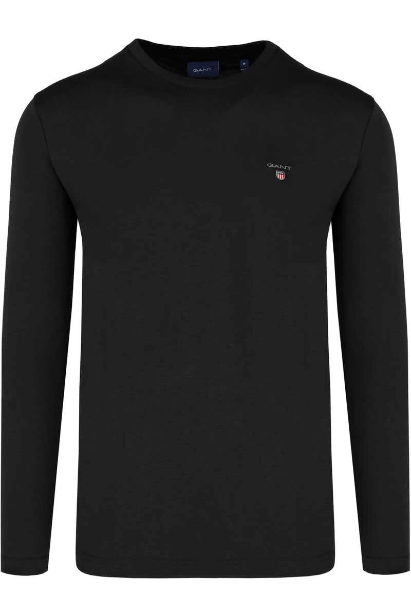 GANT Longsleeve Rundhals Schwarz 1 GANT Longsleeve Rundhals Schwarz
