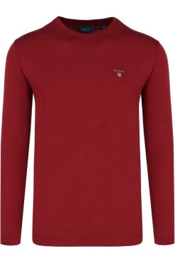 GANT Longsleeve Rundhals Rot