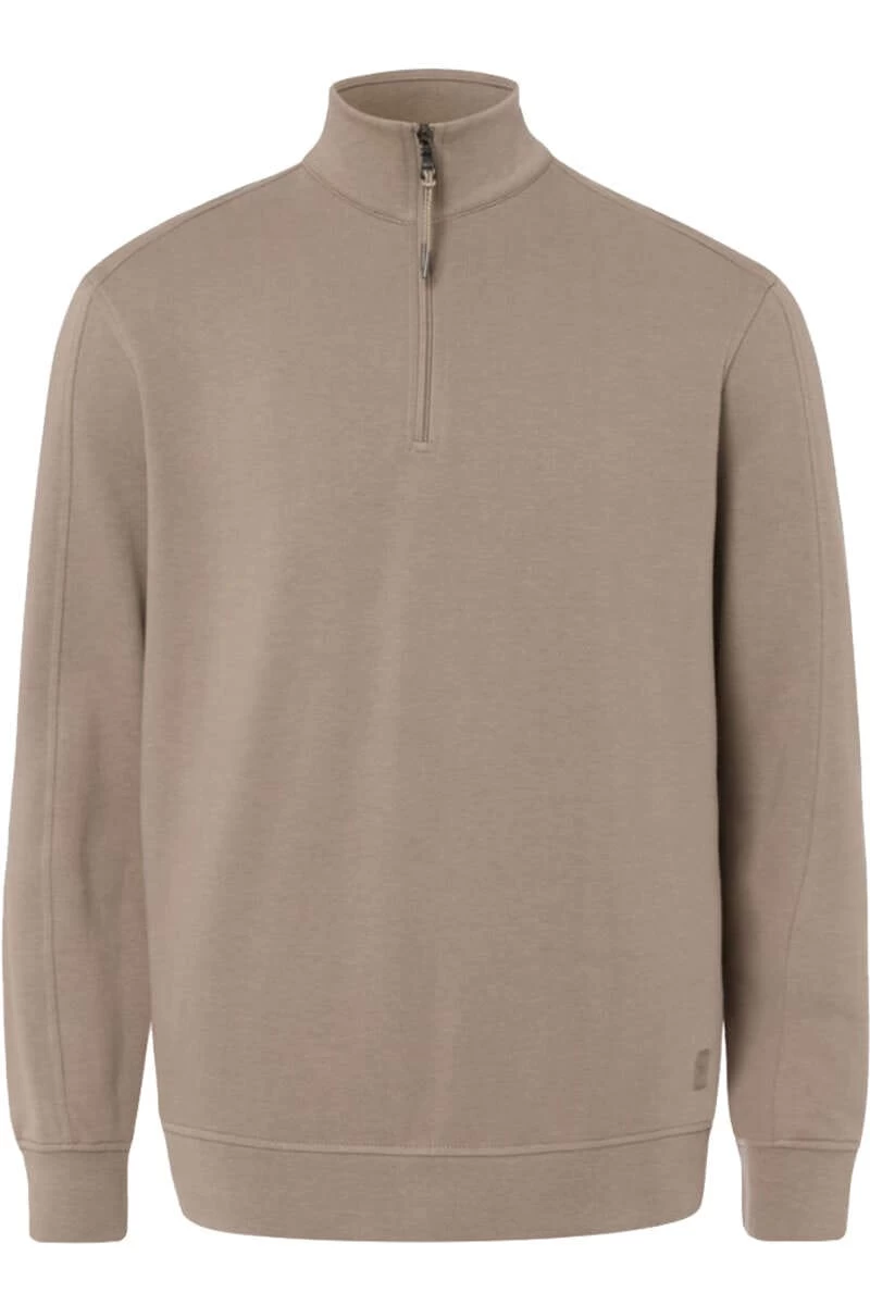 Brax Modern Fit TroyerStehkragen Hellbraun 1 Brax Modern Fit TroyerStehkragen Hellbraun