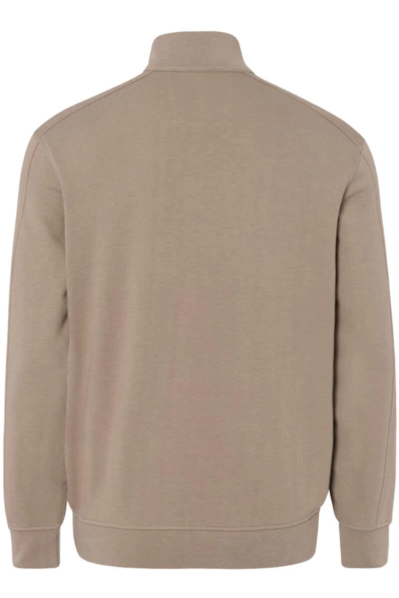 Brax Modern Fit TroyerStehkragen Hellbraun 3 Brax Modern Fit TroyerStehkragen Hellbraun – Bild 3