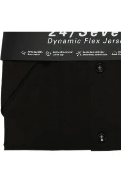 OLYMP No. Six Super Slim Jerseyhemd Schwarz, Faux-uni -Ho ho ho, Mode in Grün. 2503 72 68 2 800