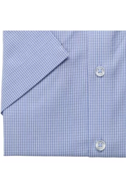 Jupiter Modern Fit Hemd Mittelblau, Kariert -Ho ho ho, Mode in Grün. 2772 22101 153 2 800