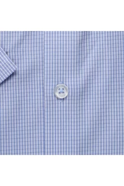 Jupiter Modern Fit Hemd Mittelblau, Kariert -Ho ho ho, Mode in Grün. 2772 22101 153 3 800