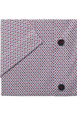 Jupiter Modern Fit Hemd Rot, Gemustert -Ho ho ho, Mode in Grün. 2777 22100 374 2 800