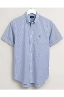 GANT Regular Fit Hemd Blau, Gestreift