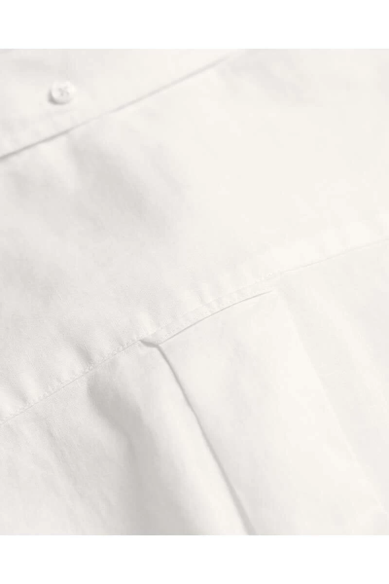 GANT Regular Fit Leinenhemd Weiss, Einfarbig 3 GANT Regular Fit Leinenhemd Weiss, Einfarbig – Bild 3