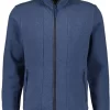 RAGMAN Regular Fit Sweatjacke Zip Blau
