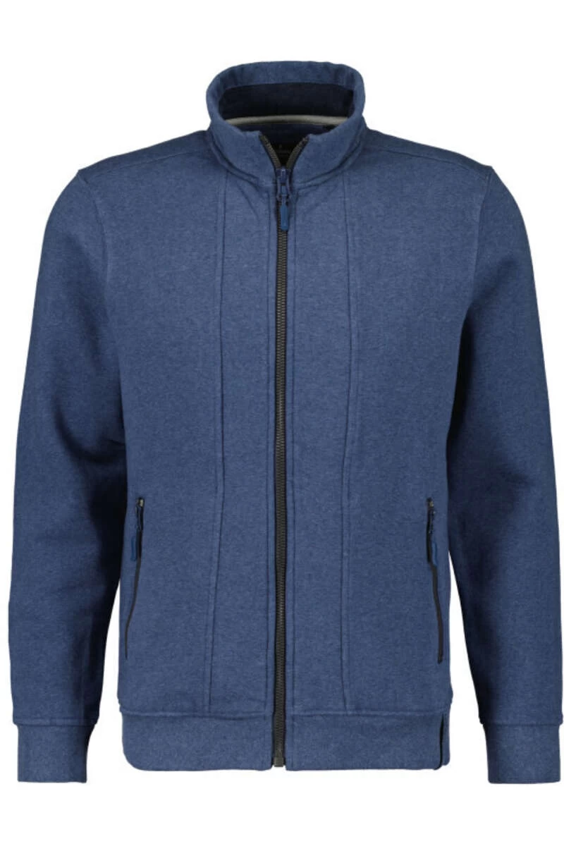 RAGMAN Regular Fit Sweatjacke Zip Blau 1 RAGMAN Regular Fit Sweatjacke Zip Blau