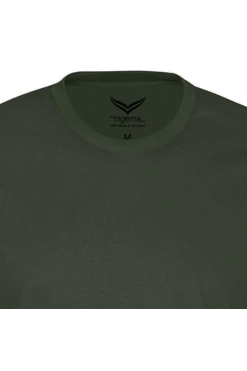 TRIGEMA Longsleeve Khaki 2 TRIGEMA Longsleeve Khaki – Bild 2