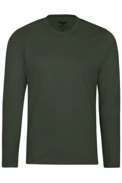 TRIGEMA Longsleeve Khaki