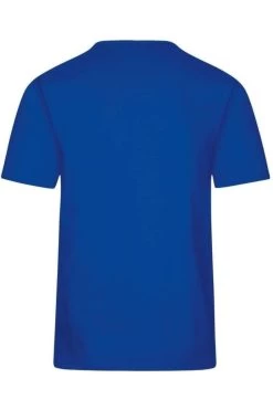 TRIGEMA  Comfort Fit T-Shirt Henleykragen Royal, Einfarbig -Ho ho ho, Mode in Grün. 37204 049 9 800