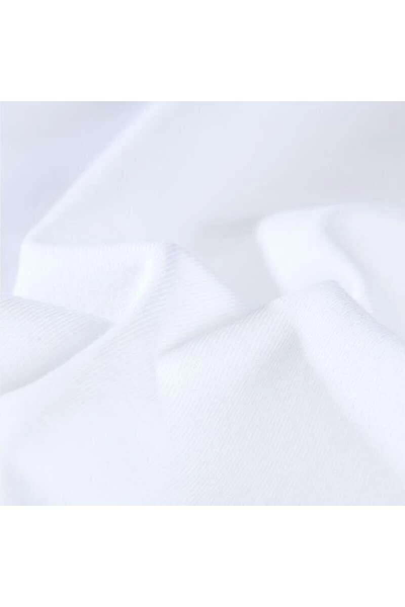 TRIGEMA Slim Fit T-Shirt Henleykragen Weiss, Einfarbig 3 TRIGEMA Slim Fit T-Shirt Henleykragen Weiss, Einfarbig – Bild 3