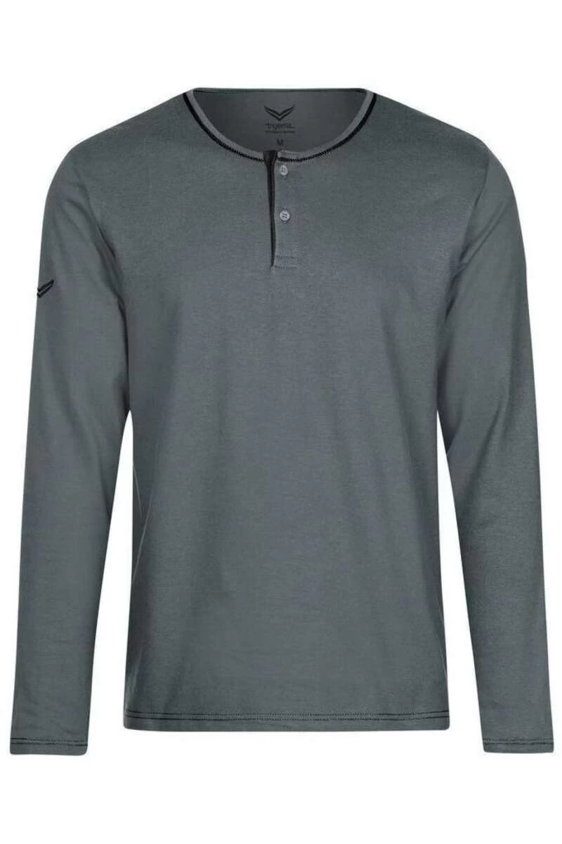 TRIGEMA Longsleeve Oliv 1 TRIGEMA Longsleeve Oliv