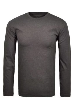 RAGMAN Longsleeve Anthrazit