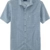 OLYMP Casual Modern Fit Hemd Blau, Gemustert