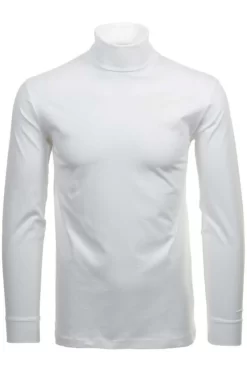 RAGMAN Regular Fit Herren Rollkragenshirt Weiss